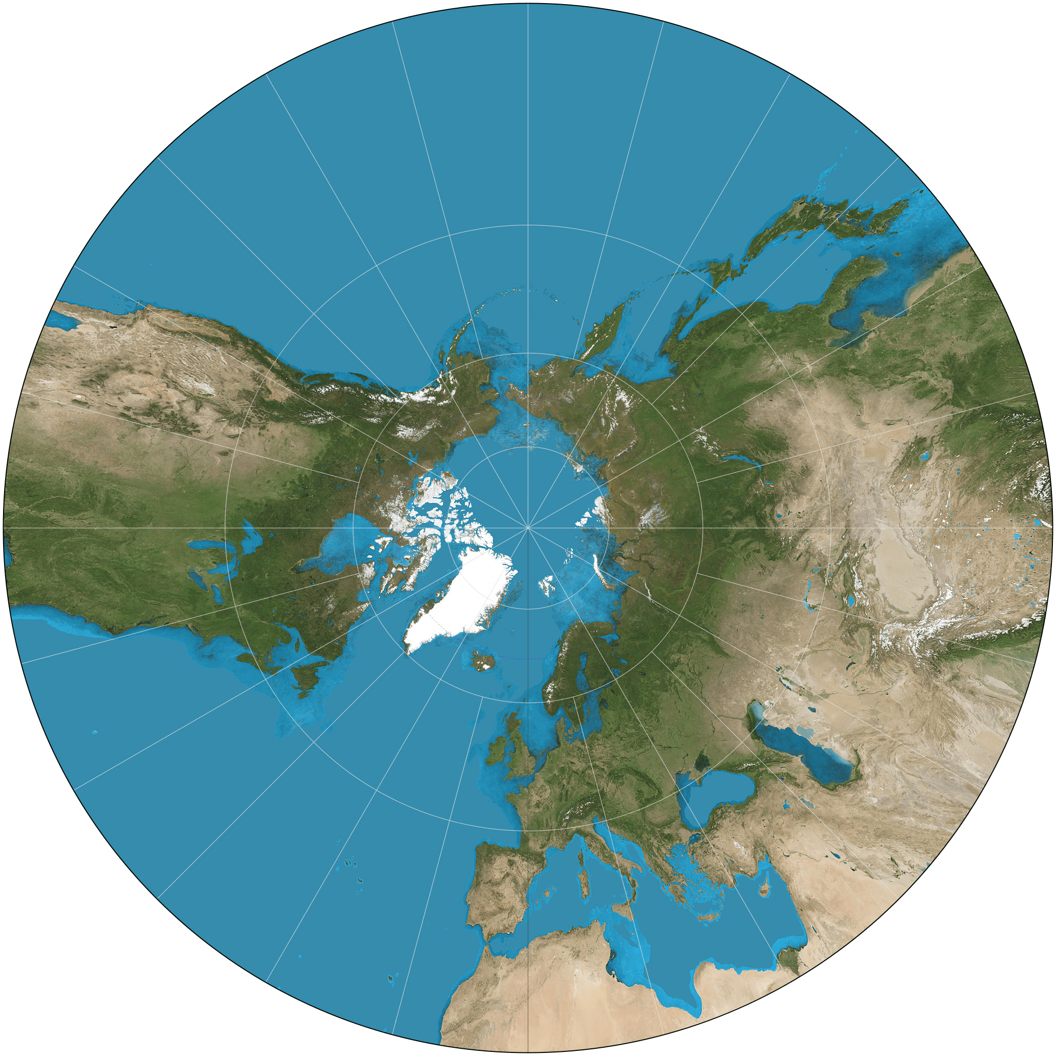 Gnomonic Polar Zenithal Projection