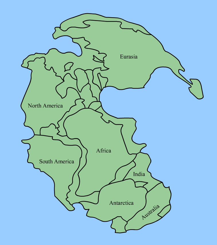 continents seem giant puzzle