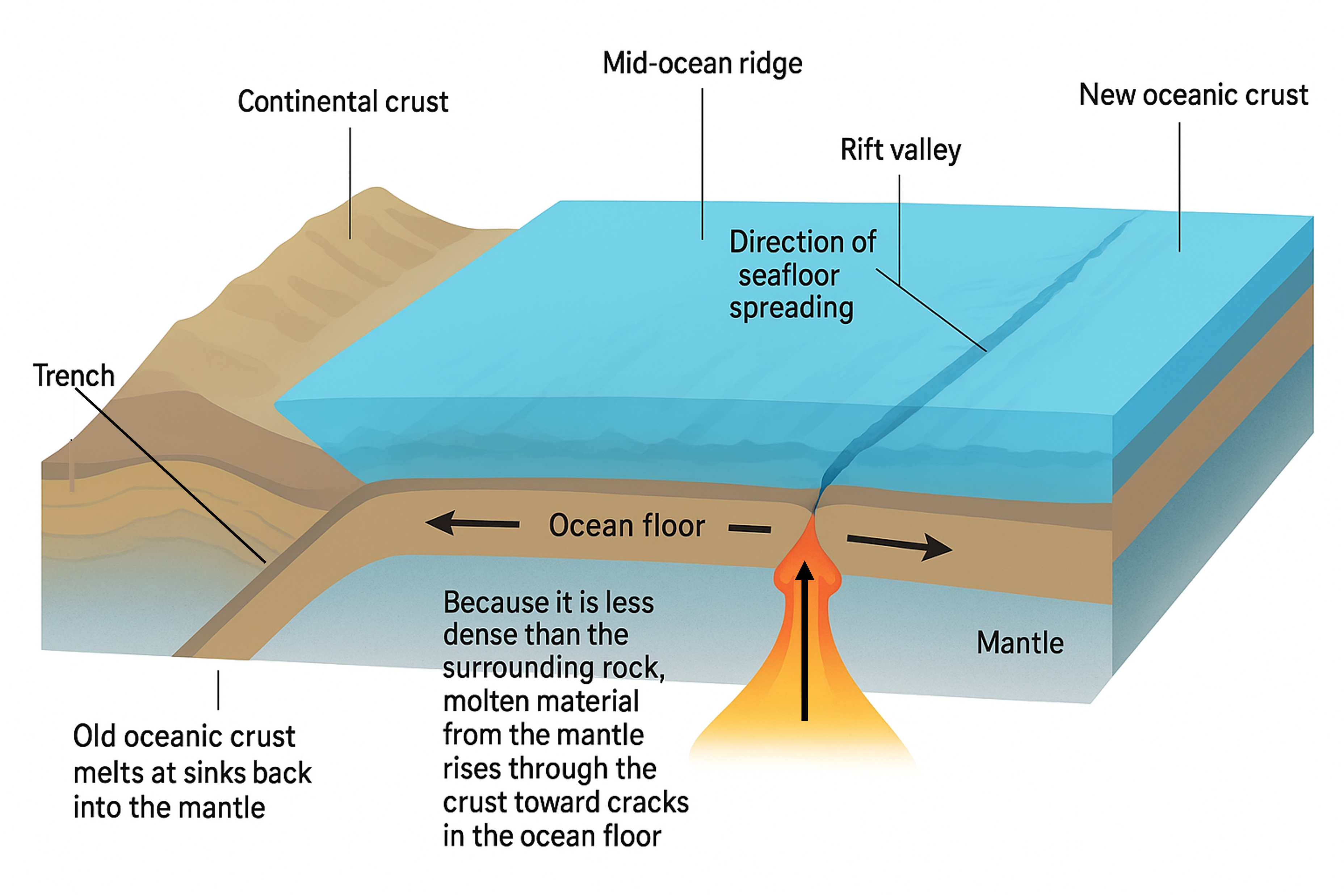 The Concept of Seafloor Spreading