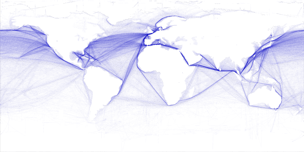 World Shipping Routes (Commercial)